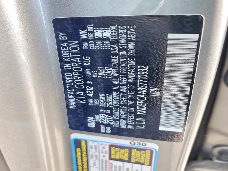 2025 Kia Seltos მანქანა იყიდება აუქციონზე, vin: KNDEPCAA8S7710932, აუქციონის ნომერი: 63134176