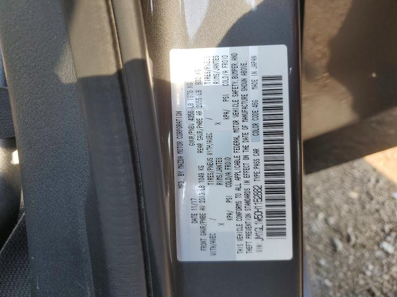 62953726 :رقم المزاد ، JM1GL1W50H1152882 vin ، 2017 Mazda 6 مزاد بيع