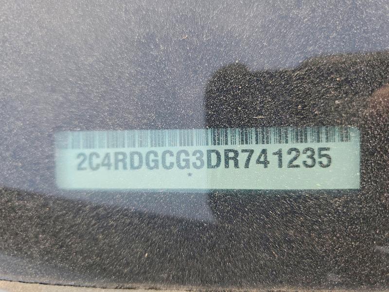 2013 Dodge Grand Caravan მანქანა იყიდება აუქციონზე, vin: 2C4RDGCG3DR741235, აუქციონის ნომერი: 62785556