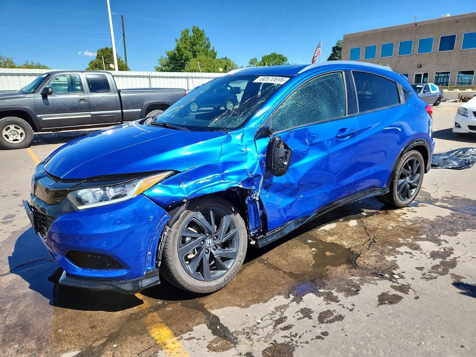 60570696 :رقم المزاد ، 3CZRU5H15NM724061 vin ، 2022 Honda Hr-v مزاد بيع