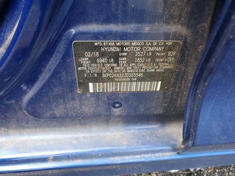 Продаж на аукціоні авто 2018 Hyundai Accent, vin: 3KPC24A32JE025546, номер лоту: 61923226
