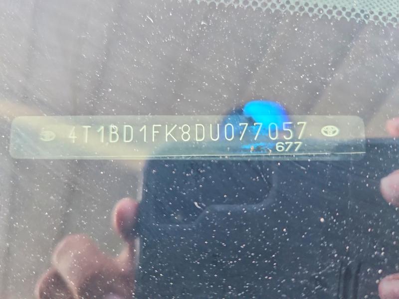 60051266 :رقم المزاد ، 4T1BD1FK8DU077057 vin ، 2013 Toyota Camry Hybrid مزاد بيع