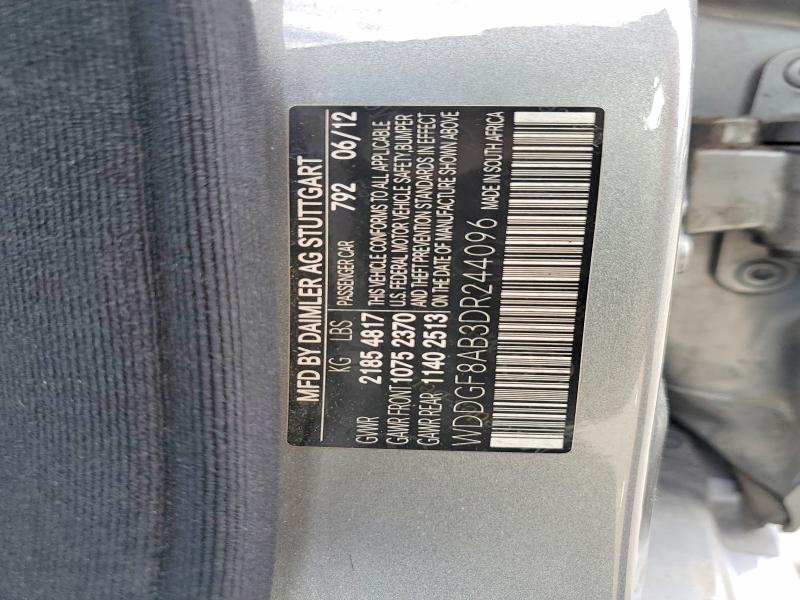 Продажа на аукционе авто 2013 Mercedes-benz C, vin: WDDGF8AB3DR244096, номер лота: 61531666