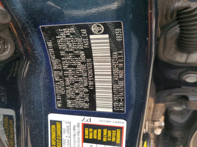 Продаж на аукціоні авто 2017 Toyota Camry, vin: 4T1BF1FK3HU763510, номер лоту: 61572346