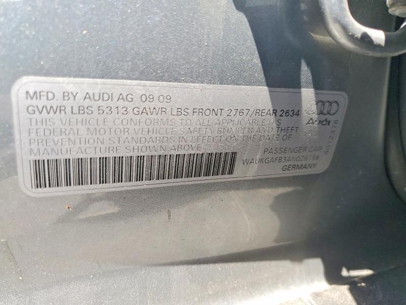2010 Audi A6 მანქანა იყიდება აუქციონზე, vin: WAUKGAFB3AN026158, აუქციონის ნომერი: 61157946