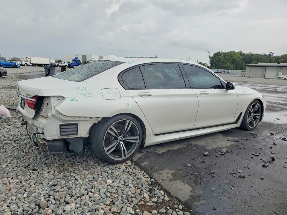2019 Bmw 740 მანქანა იყიდება აუქციონზე, vin: WBA7E2C55KB218281, აუქციონის ნომერი: 61754706