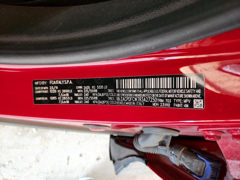 Продажа на аукционе авто 2024 Dodge Hornet, vin: ZACPDFCW7R3A27250, номер лота: 59626606