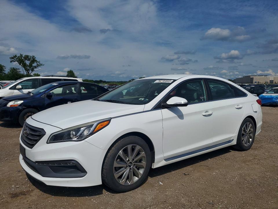 76295565 :رقم المزاد ، 5NPE34AF2GH343252 vin ، 2016 Hyundai Sonata مزاد بيع