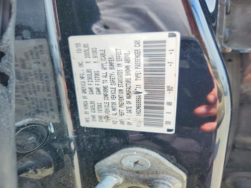 Продажа на аукционе авто 2006 Honda Accord, vin: 1HGCM66896A011911, номер лота: 61912436