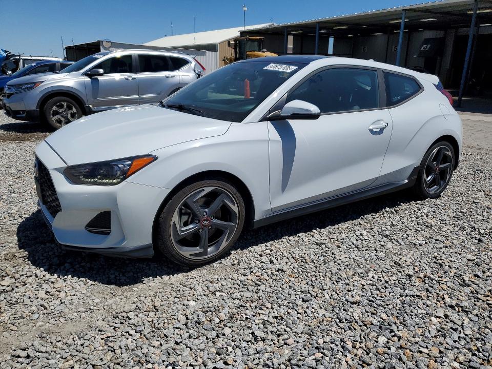 2019 Hyundai Veloster მანქანა იყიდება აუქციონზე, vin: KMHTH6ABXKU008929, აუქციონის ნომერი: 60675906