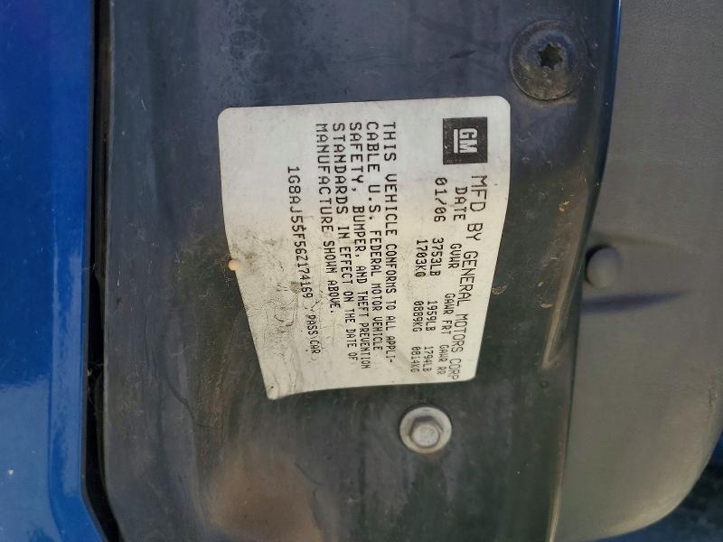 Продажа на аукционе авто 2006 Saturn Ion, vin: 1G8AJ55F56Z174169, номер лота: 63504816