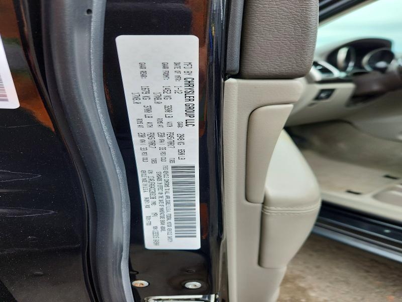 Aukcja sprzedaży 2012 Jeep Grand Cherokee, vin: 1C4RJFAG4CC203138, numer aukcji: 60319856