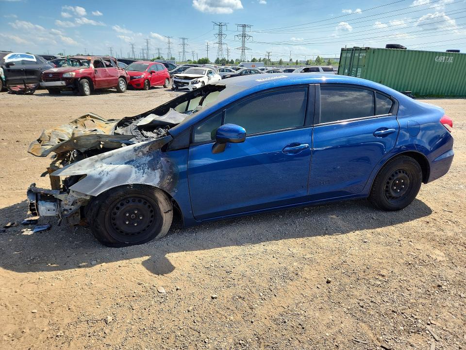 59656126 :رقم المزاد ، 2HGFB2F58EH551414 vin ، 2014 Honda Civic مزاد بيع