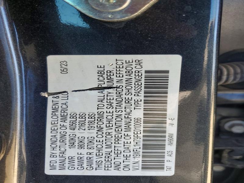 Aukcja sprzedaży 2023 Honda Civic, vin: 19XFL1H79PE010066, numer aukcji: 63179096