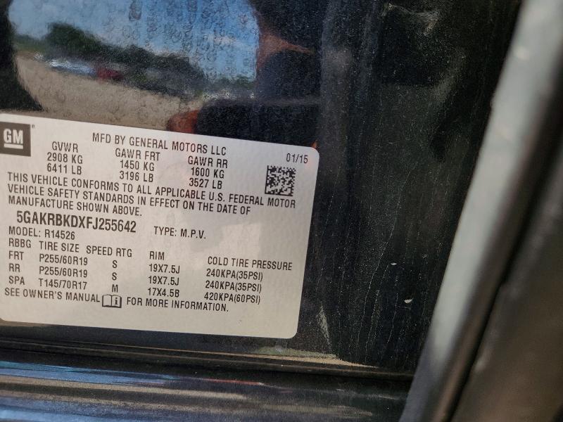 Продаж на аукціоні авто 2015 Buick Enclave, vin: 5GAKRBKDXFJ255642, номер лоту: 61488956