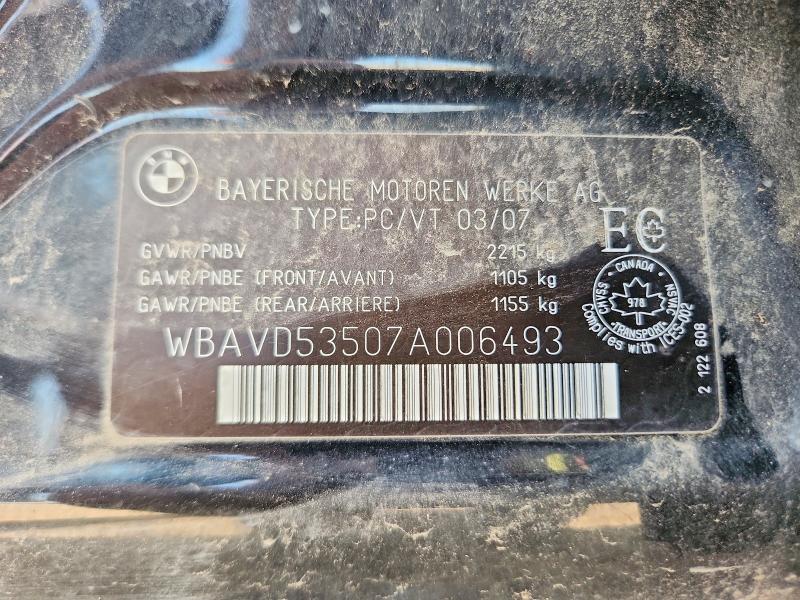 Продажа на аукционе авто 2007 Bmw 335, vin: WBAVD53507A006493, номер лота: 63168436