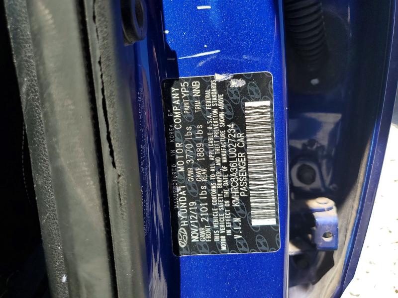 Продаж на аукціоні авто 2020 Hyundai Venue, vin: KMHRC8A36LU027234, номер лоту: 59380886