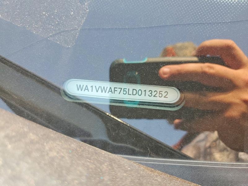 Продаж на аукціоні авто 2020 Audi Sq7, vin: WA1VWAF75LD013252, номер лоту: 60045716