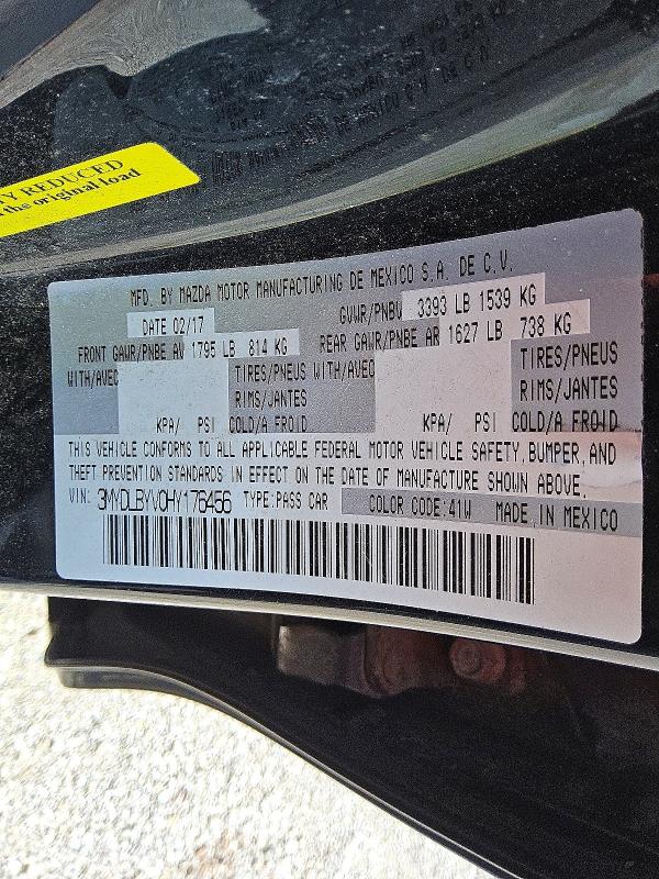 Aukcja sprzedaży 2017 Toyota Yaris Ia, vin: 3MYDLBYV0HY176456, numer aukcji: 62240776