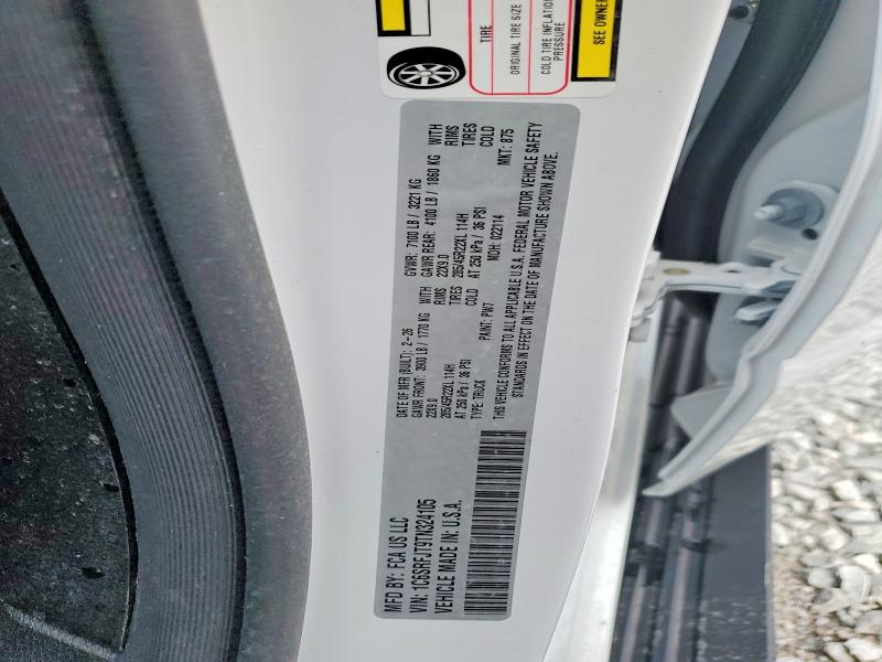 2026 Ram 1500 მანქანა იყიდება აუქციონზე, vin: 1C6SRFJT9TN324105, აუქციონის ნომერი: 60602176