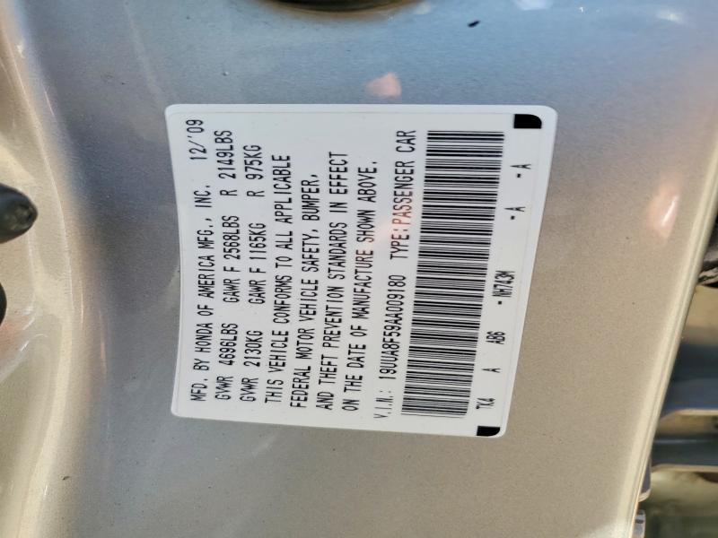 Продажа на аукционе авто 2010 Acura Tl, vin: 19UUA8F59AA009180, номер лота: 63096216
