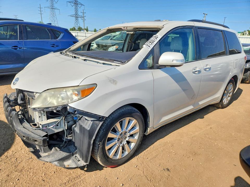 2014 Toyota Sienna მანქანა იყიდება აუქციონზე, vin: 5TDYK3DC6ES491634, აუქციონის ნომერი: 61900706