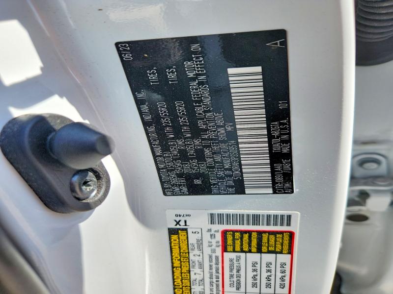 63214036 :رقم المزاد ، 5TDKDRAH3PS509514 vin ، 2023 Toyota Highlander مزاد بيع