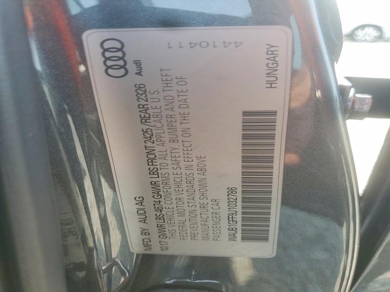 Продаж на аукціоні авто 2018 Audi S3, vin: WAUB1GFF9J1032786, номер лоту: 61903006