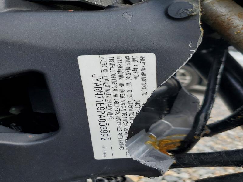 Продажа на аукционе авто 2023 Yamaha Mt09, vin: JYARN71E9PA003992, номер лота: 60794306