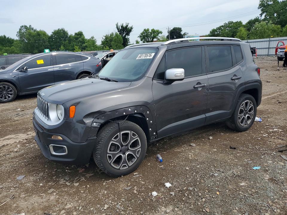 2016 Jeep Renegade მანქანა იყიდება აუქციონზე, vin: ZACCJBDTXGPD46166, აუქციონის ნომერი: 60170576