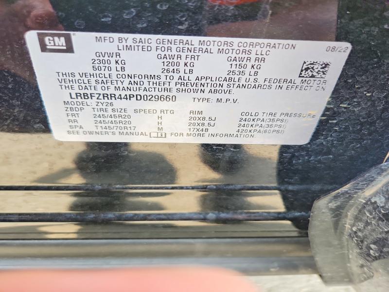 Aukcja sprzedaży 2023 Buick Envision, vin: LRBFZRR44PD029660, numer aukcji: 63142306