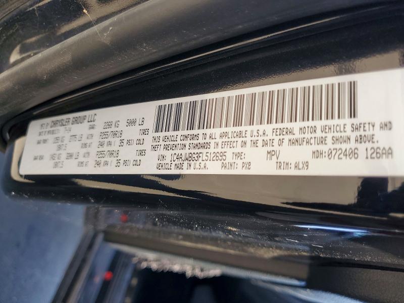 Aukcja sprzedaży 2015 Jeep Wrangler, vin: 1C4AJWBG3FL512695, numer aukcji: 61402966
