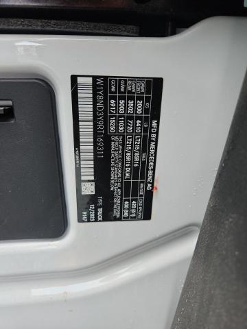Auction sale of the 2024 Mercedes-benz Sprinter, vin: W1Y8ND3Y9RT169311, lot number: 61674036
