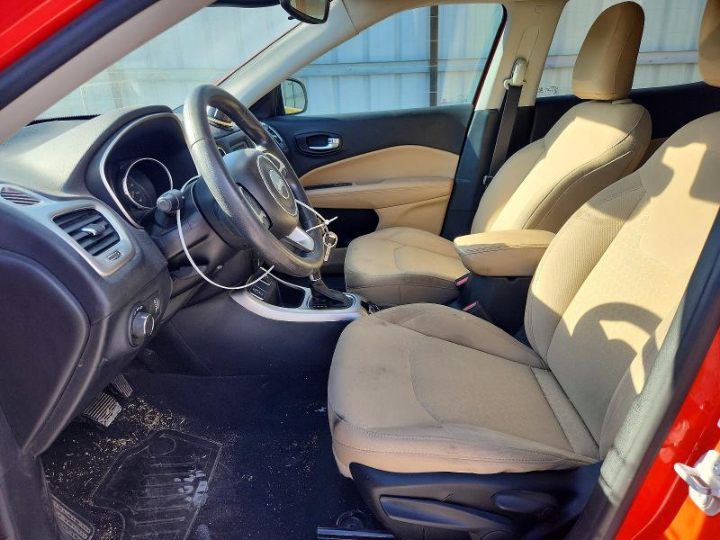 60492076 :رقم المزاد ، 3C4NJCAB2JT140026 vin ، 2018 Jeep Compass مزاد بيع