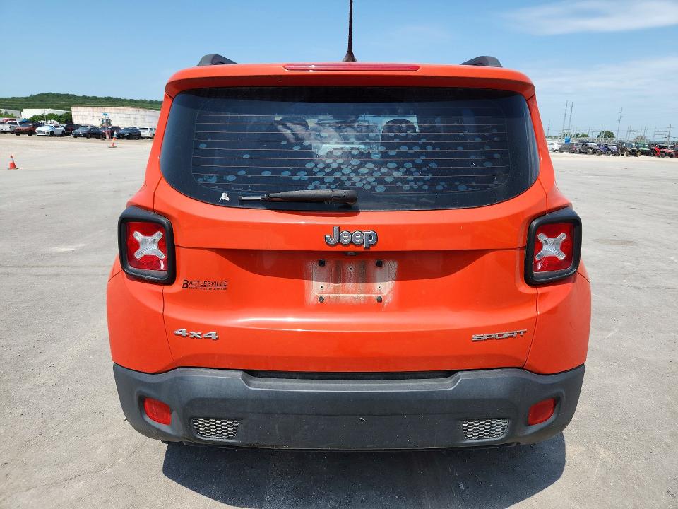 Aukcja sprzedaży 2016 Jeep Renegade, vin: ZACCJBAT3GPC77616, numer aukcji: 59091556