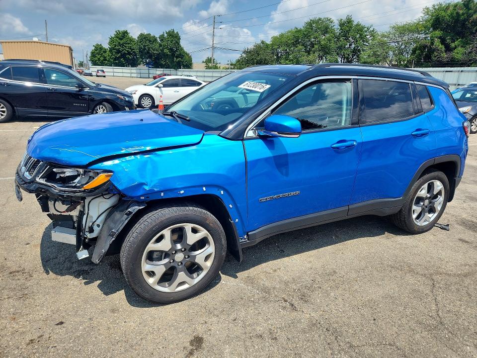 Продаж на аукціоні авто 2018 Jeep Compass, vin: 3C4NJDCB8JT397985, номер лоту: 61230016