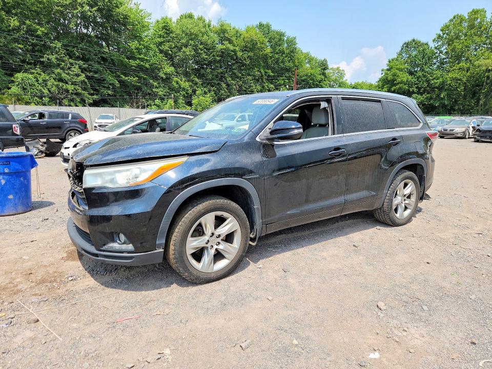 2015 Toyota Highlander მანქანა იყიდება აუქციონზე, vin: 5TDDKRFH1FS111319, აუქციონის ნომერი: 62050546