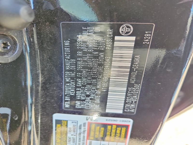 Продажа на аукционе авто 2009 Toyota Camry, vin: 4T1BE46KX9U340543, номер лота: 60046416