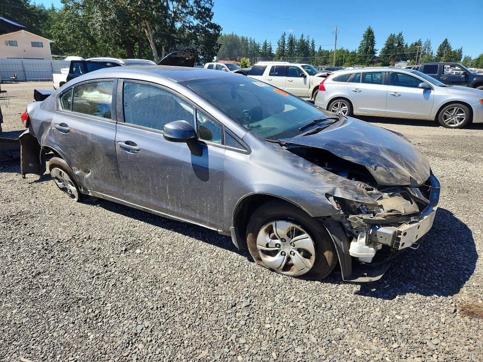 Продажа на аукционе авто 2013 Honda Civic, vin: 19XFB2F55DE222453, номер лота: 63343326