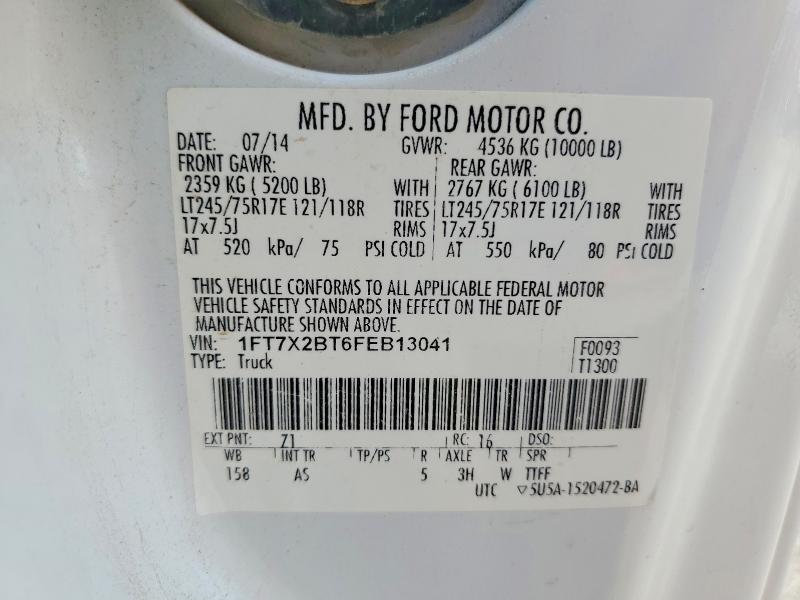 Aukcja sprzedaży 2015 Ford F250, vin: 1FT7X2BT6FEB13041, numer aukcji: 62354626