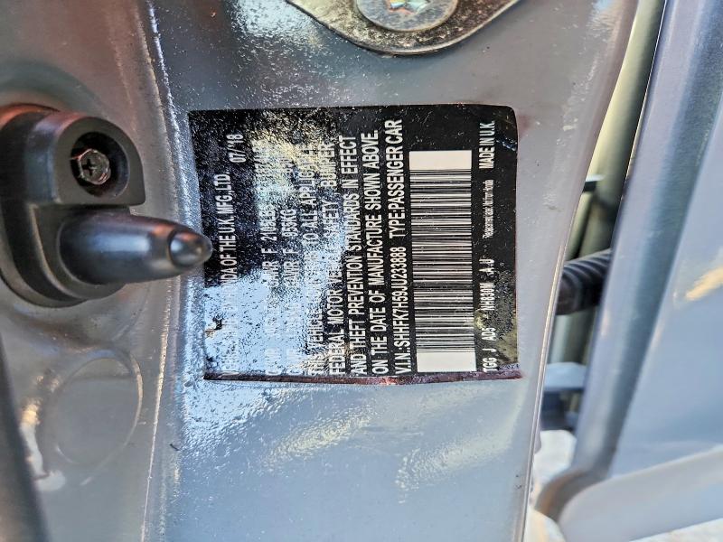 Aukcja sprzedaży 2018 Honda Civic, vin: SHHFK7H59JU233888, numer aukcji: 59311546