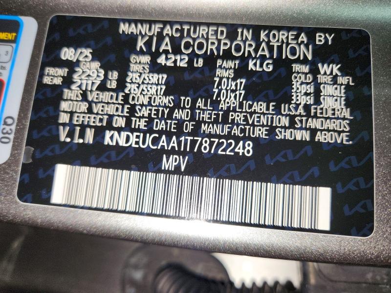 Продажа на аукционе авто 2026 Kia Seltos, vin: KNDEUCAA1T7872248, номер лота: 56746136
