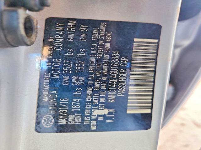 60427986 :رقم المزاد ، KMHCT4AE4GU163884 vin ، 2016 Hyundai Accent مزاد بيع