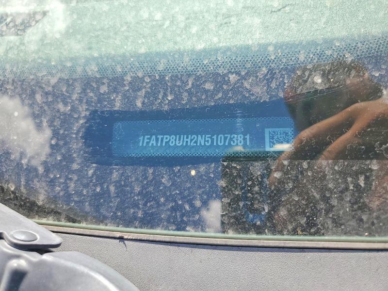 Aukcja sprzedaży 2022 Ford Mustang, vin: 1FATP8UH2N5107381, numer aukcji: 62542036
