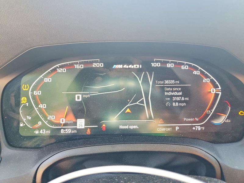 2022 Bmw M440xi მანქანა იყიდება აუქციონზე, vin: WBA13AW08NFN07030, აუქციონის ნომერი: 59950896