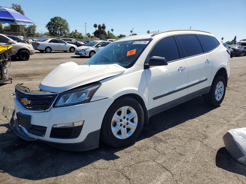 61751116 :رقم المزاد ، 1GNKRFED7FJ197109 vin ، 2015 Chevrolet Traverse مزاد بيع