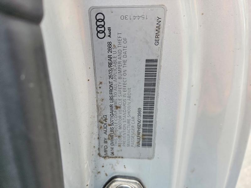 2014 Audi A5 მანქანა იყიდება აუქციონზე, vin: WAULFAFH6EN013969, აუქციონის ნომერი: 62982336