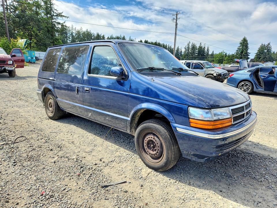 1991 Dodge Caravan მანქანა იყიდება აუქციონზე, vin: 2B4GK2537MR213768, აუქციონის ნომერი: 63185186