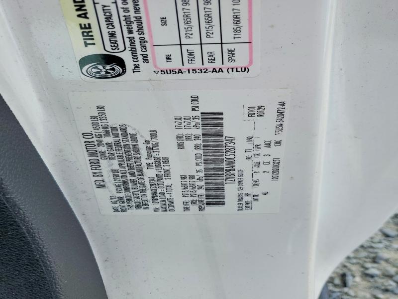 61474316 :رقم المزاد ، 1ZVBP8AM0C5287347 vin ، 2012 Ford Mustang مزاد بيع