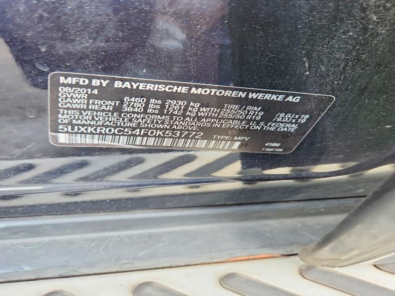 Продаж на аукціоні авто 2015 Bmw X5, vin: 5UXKR0C54F0K53772, номер лоту: 61776766